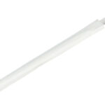 8 Inch Paper Wrapped Solid White Paper Straws