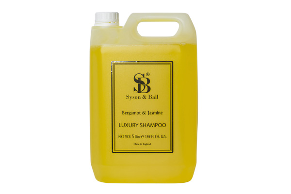 Syson & Ball 5Ltr Luxury Shampoo Bergamot and jasmine