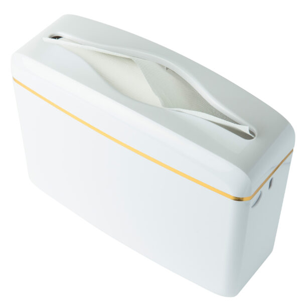 Table/Counter top hand towel dispenser - white