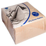 40cm X 40cm 2ply 8 Fold Natural Napkins