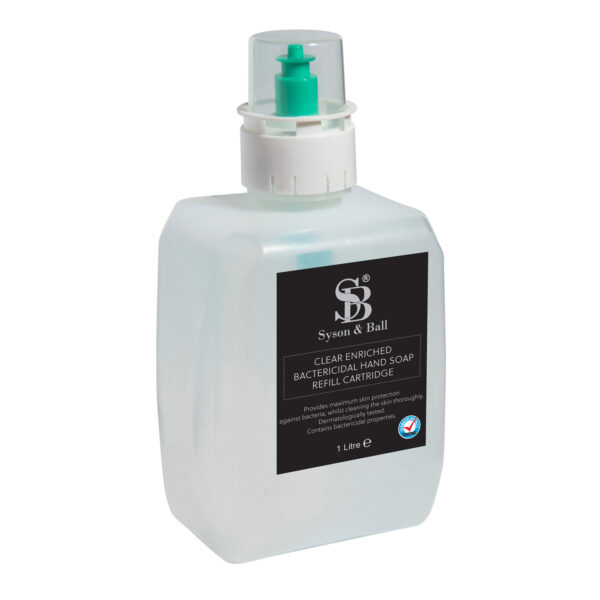 1 Clear Bactericidal Liquid Soap Re-Fill Cartridge