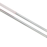 White Colour Coded 2pcs Mop Handle
