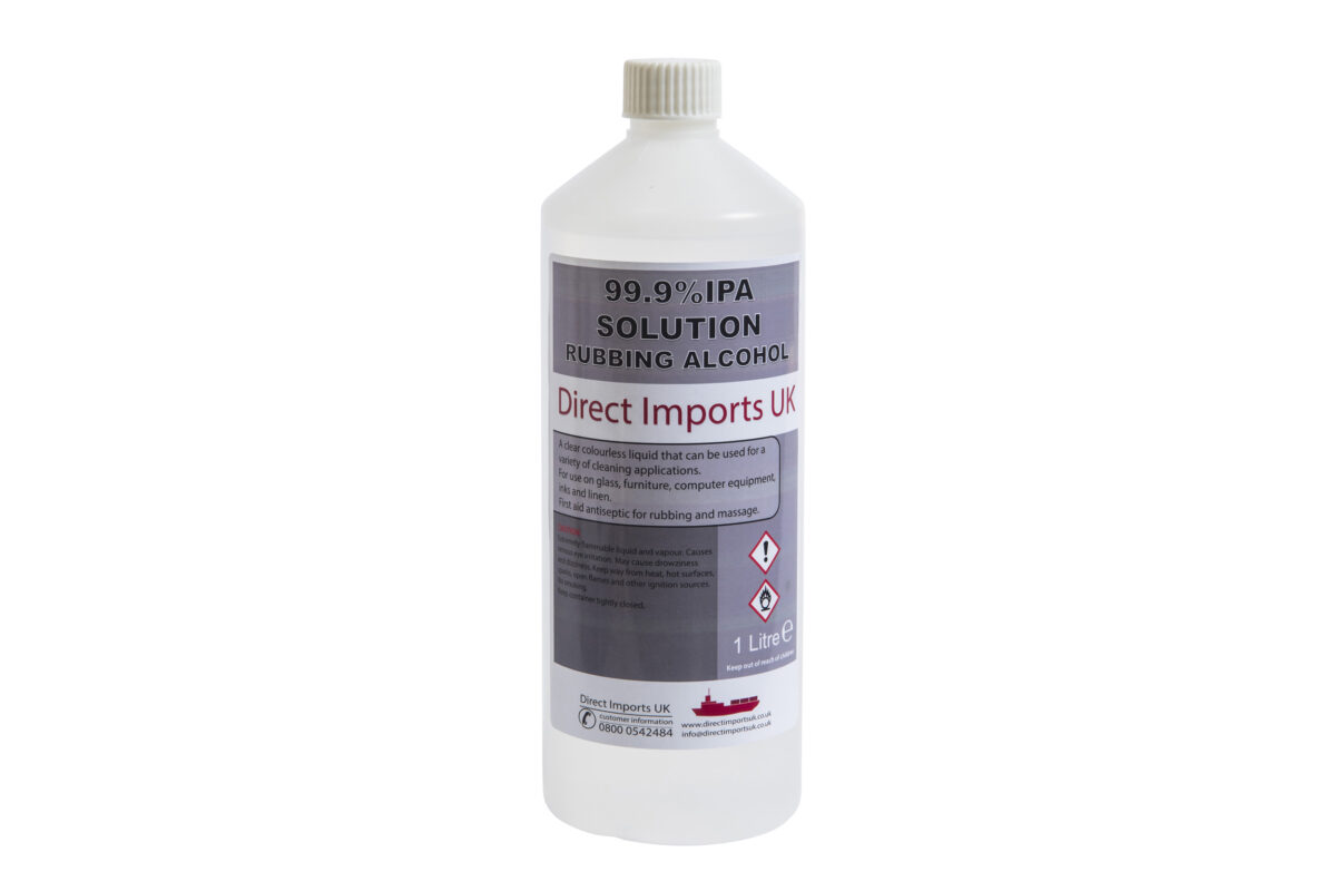 1 Litre 99.9% IPA SOLUTION Rubbing Alcohol