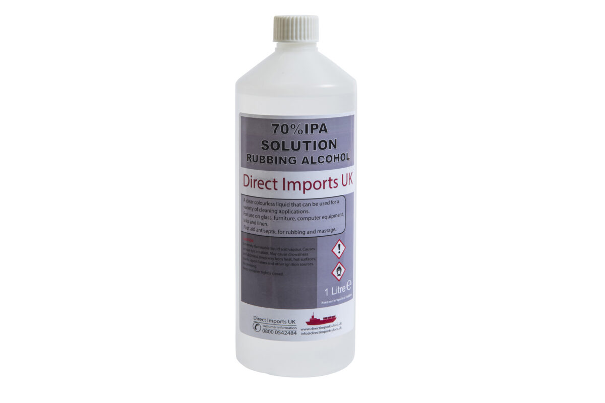 1 Litre 70% IPA SOLUTION Rubbing Alcohol