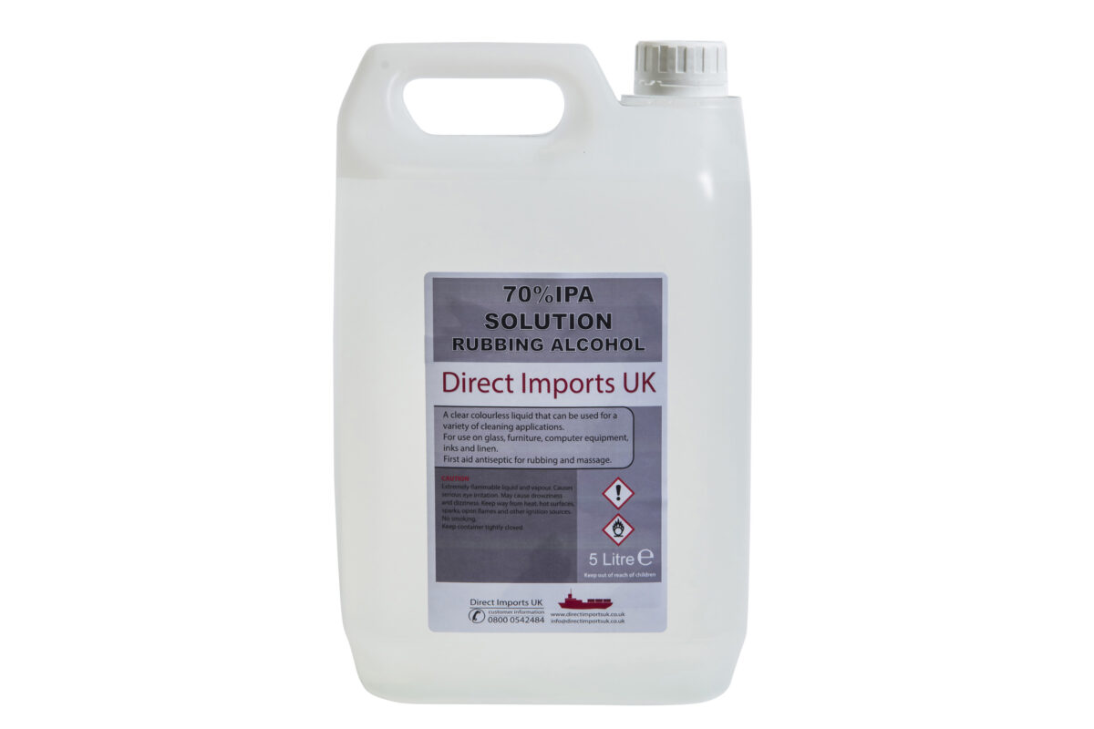 5 Litre 70% IPA SOLUTION Rubbing Alcohol