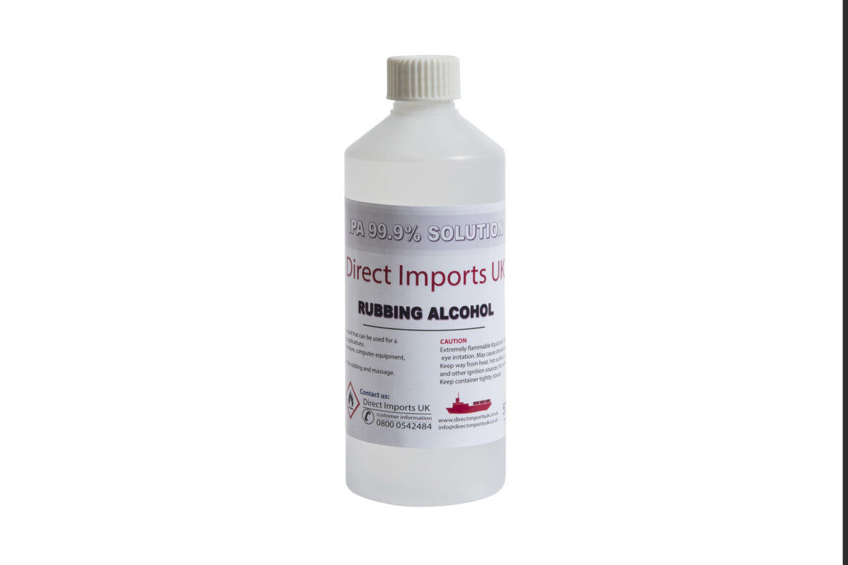 500ml 99.9% IPA SOLUTION Rubbing Alcohol
