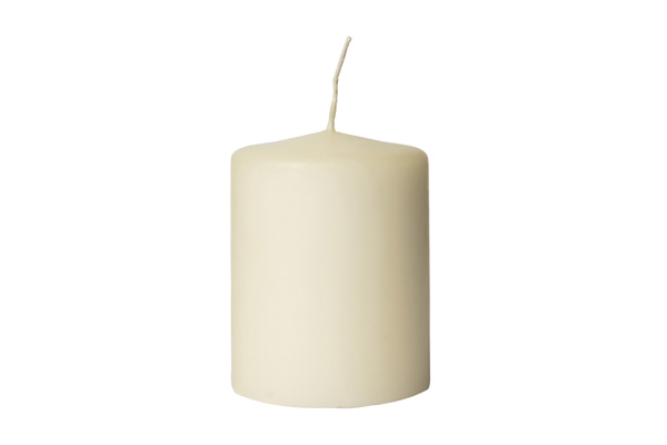 60mm x 80mm Ivory Pillar Candles