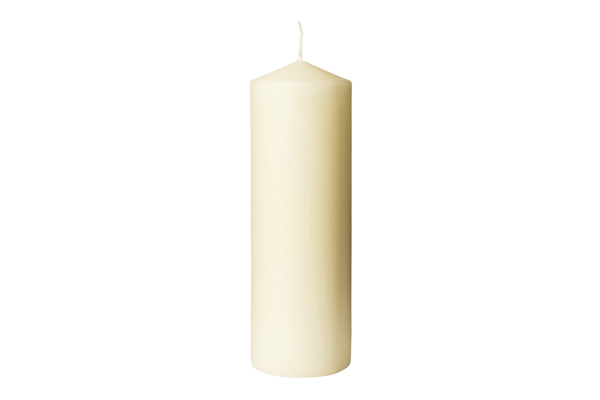 70mm x 200mm Ivory Pillar Candles