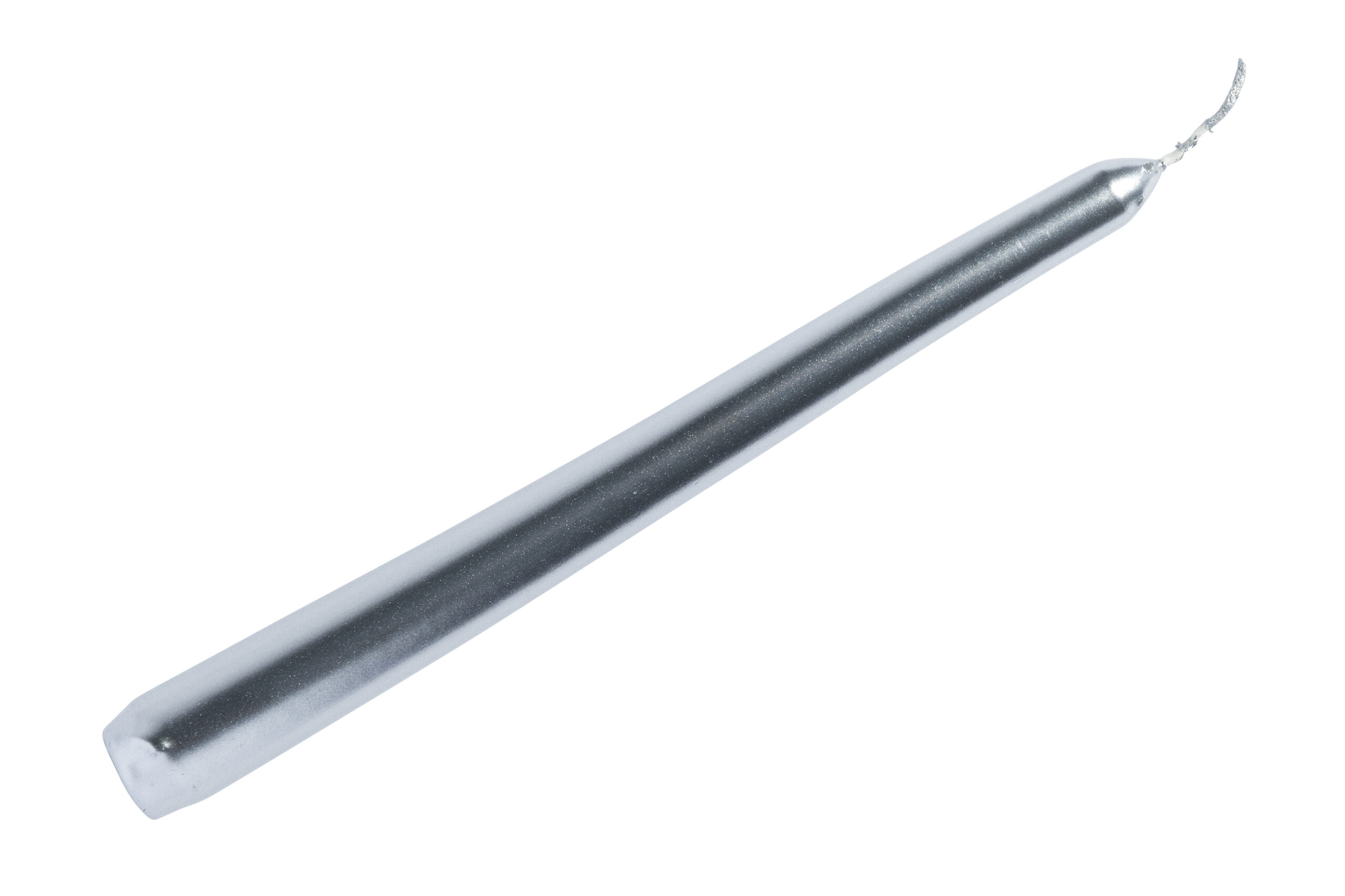 10 Inch Silver Taper Candles 4x25s