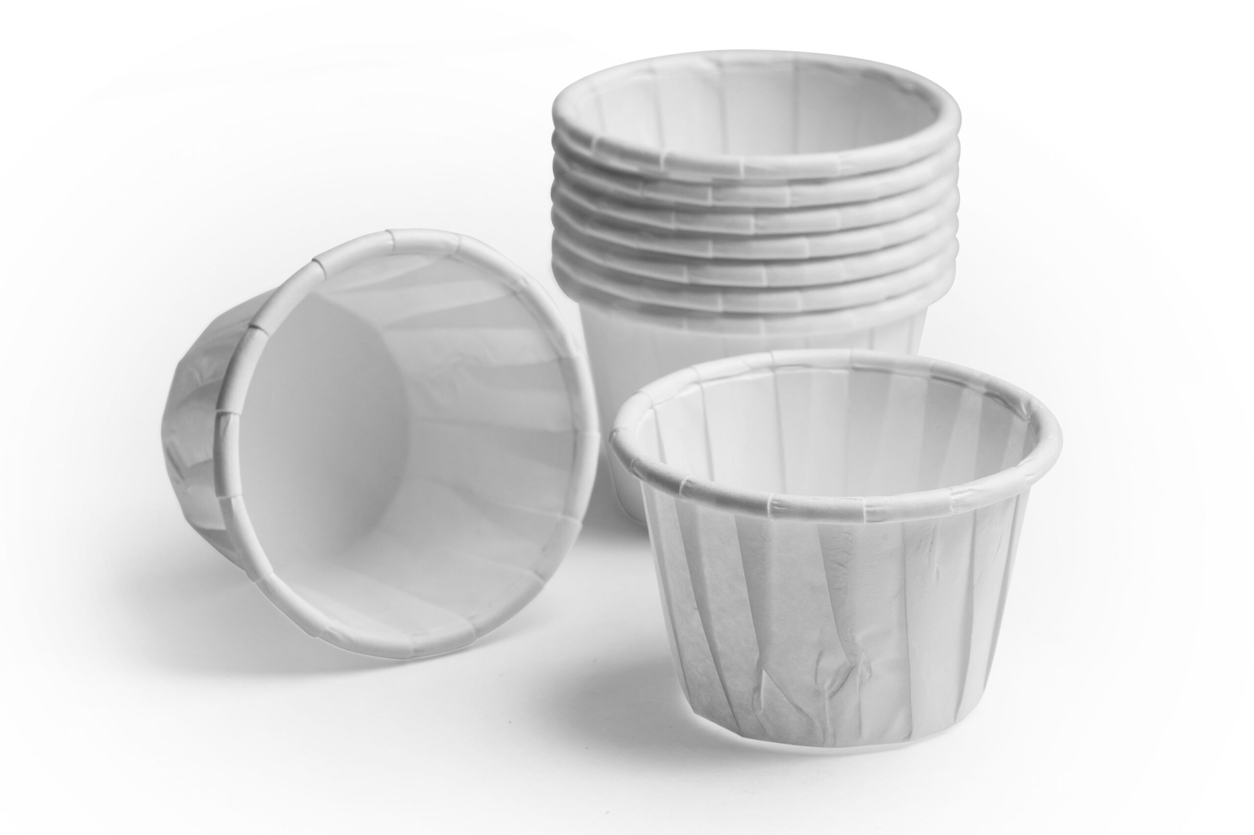 1oz Own Identity White Paper Souffle Cups / Pots