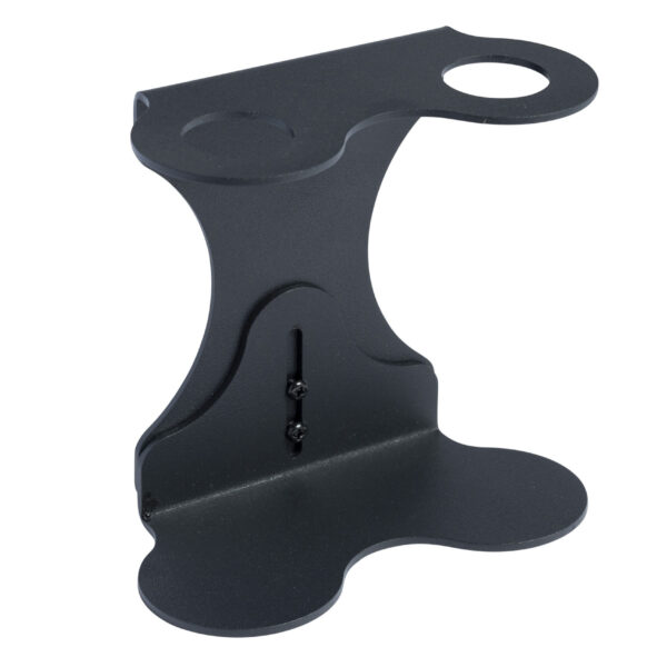 Syson & Ball Luxury Double Bottle Black Stainless Steel Onyx Wall Mounted Bracket