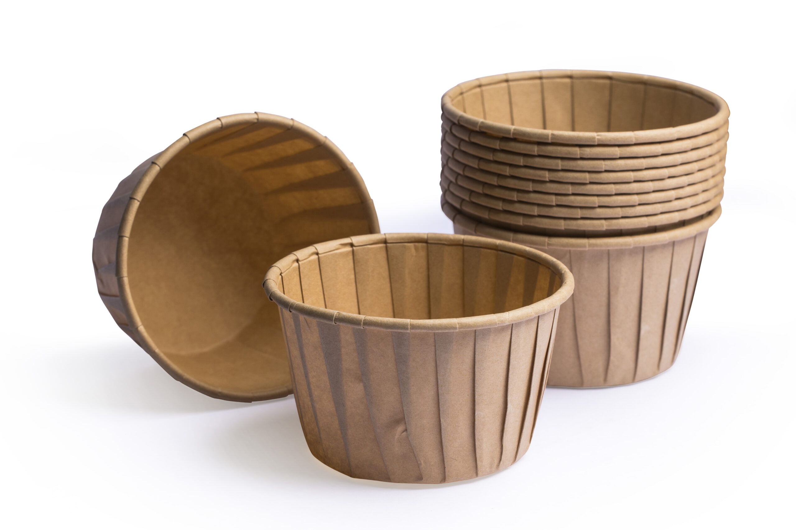 2oz Own Identity Kraft Paper Souffle Cups / Pots