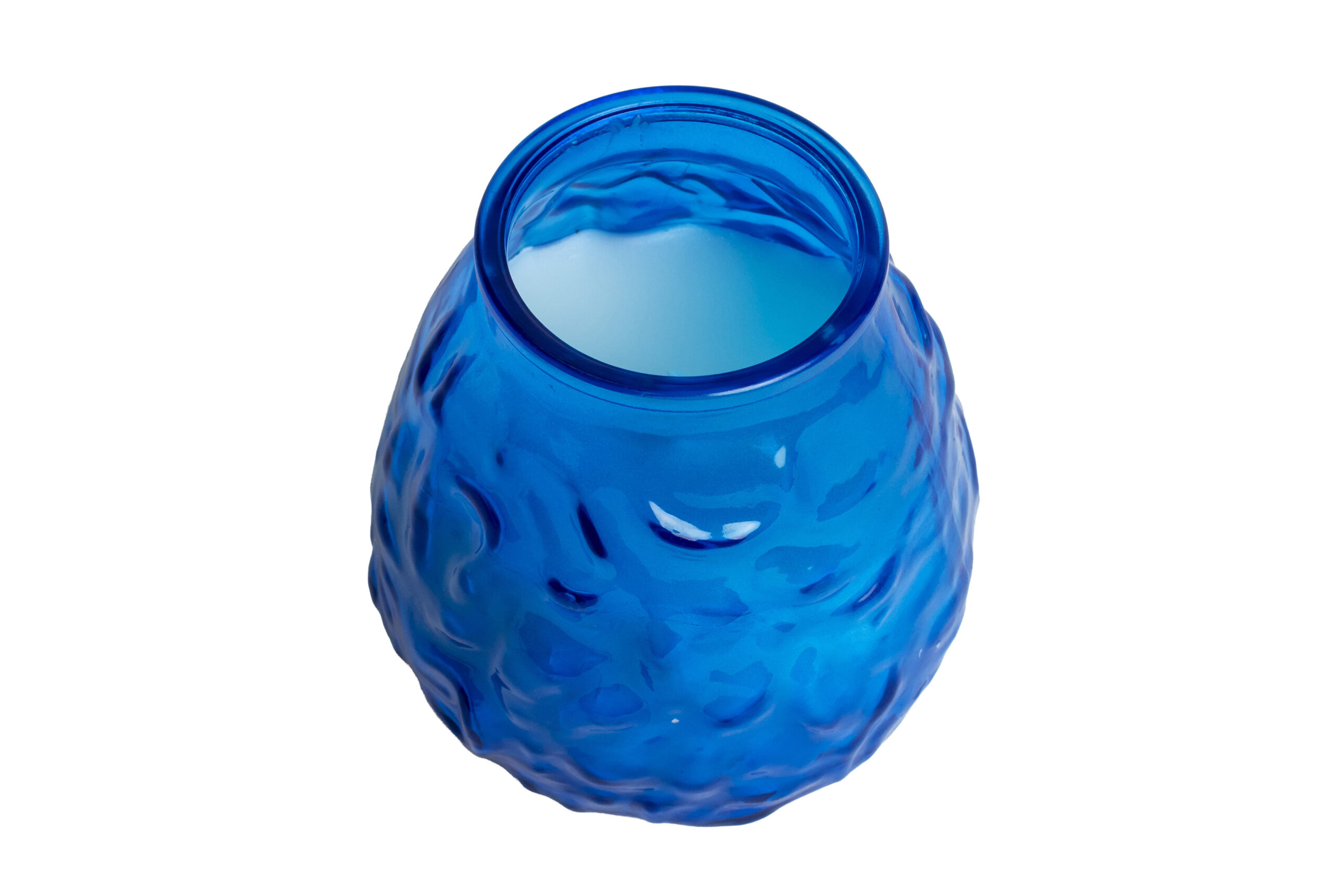 70 Hour Blue Low Boy Candle