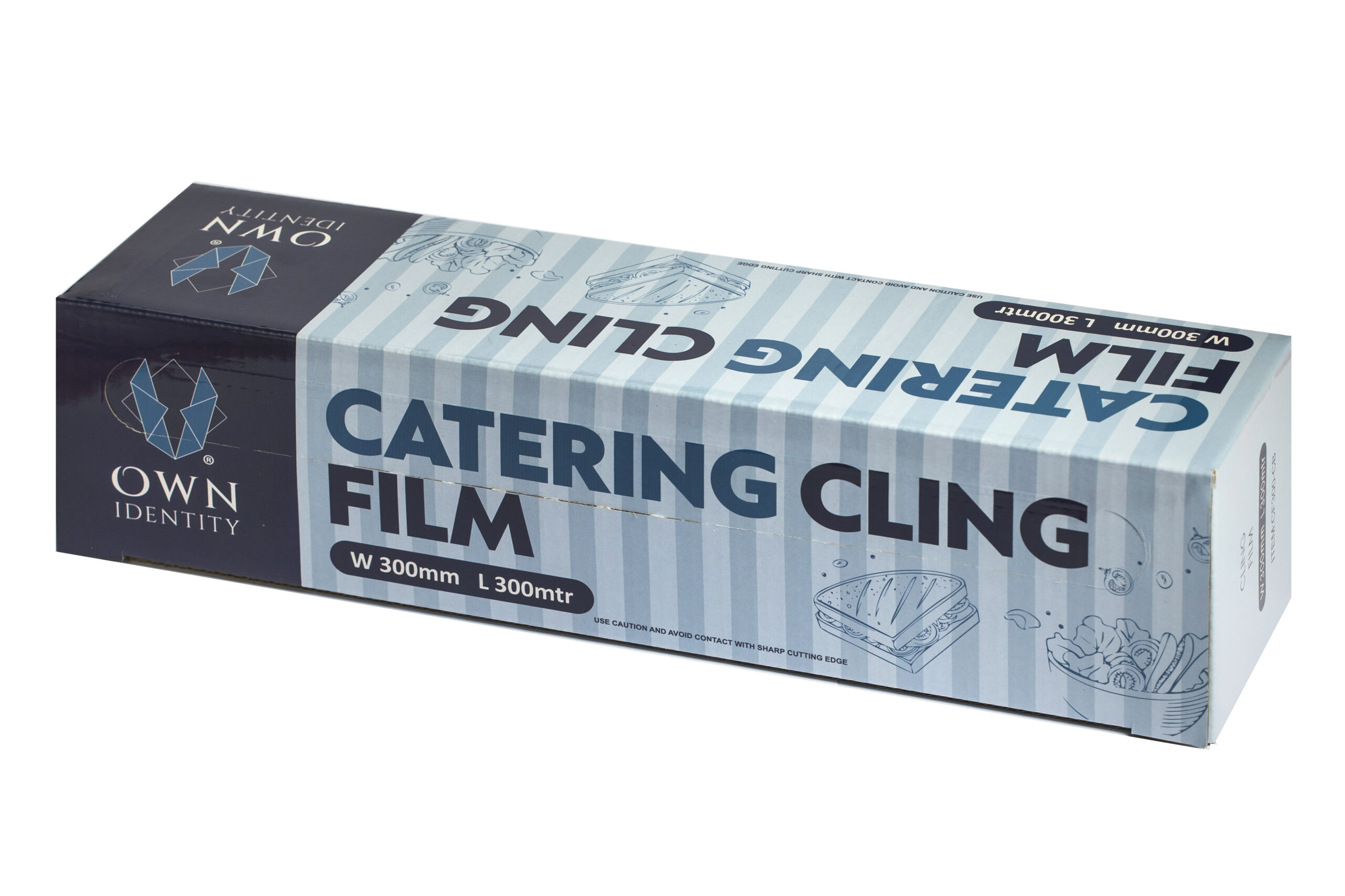 300mm x 300Mtr Own Identity Catering Cling Film