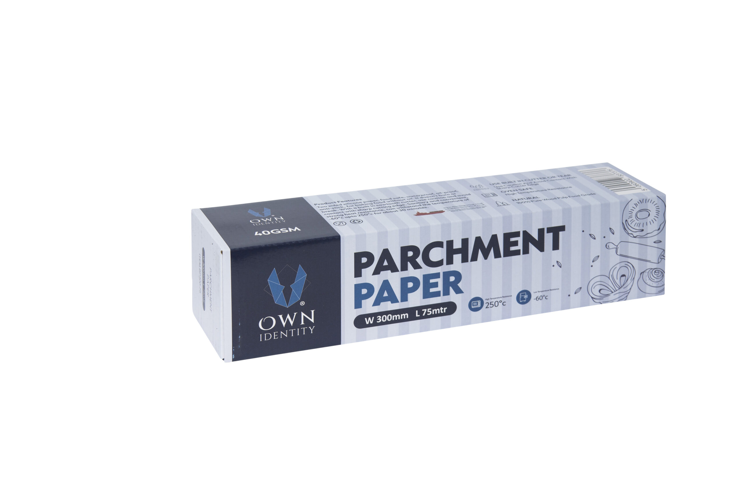 300mm x 75Mtr Own Identity Catering Parchment Paper