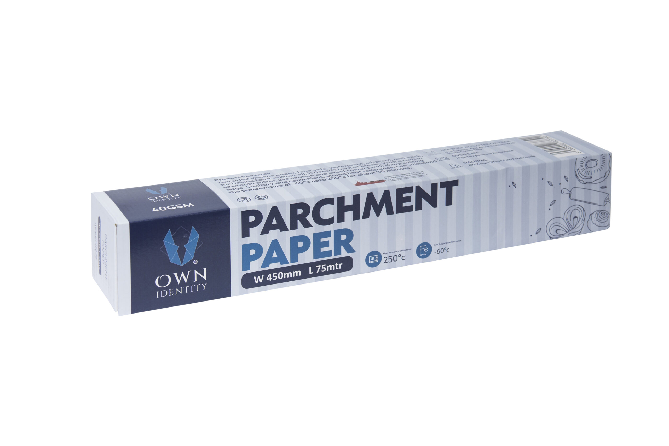 450mm x 75Mtr Own Identity Catering Parchment Paper