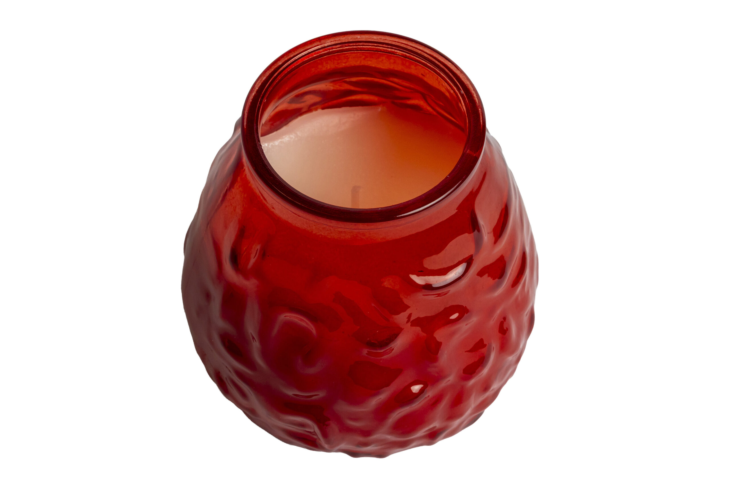 70 Hour Red Low Boy Candle