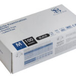 Medium Black Medical Grade Nitrile Examination Gloves