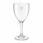 9oz Clear Wine 175ml Lined CE Polycarbonate Glass