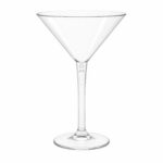 9oz Clear Martini Polycarbonate Glass