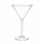 7oz Clear Martini Polycarbonate Glass