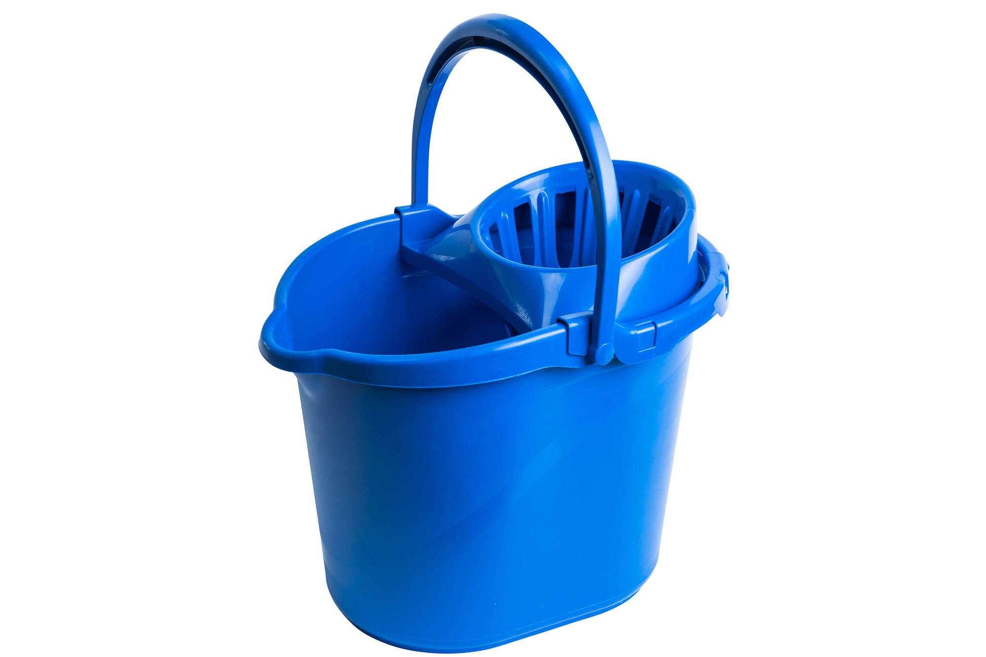 Blue 15Ltr Mop Bucket & Wringer