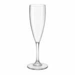 6.6oz Clear Champagne Flute Polycarbonate Glass