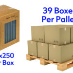 5.5INCH BLACK PAPER STRAWS 39x40x250s PALLET DEAL