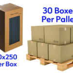 8INCH BLACK PAPER STRAWS 30x40x250s PALLET DEAL